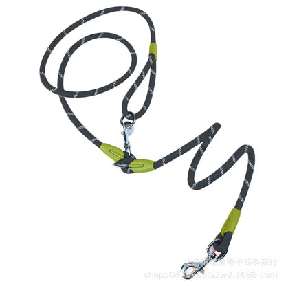 Reflective Nylon Hands-Free Leash for Dogs - Perfect for Running and Walking with Your Furry Friend