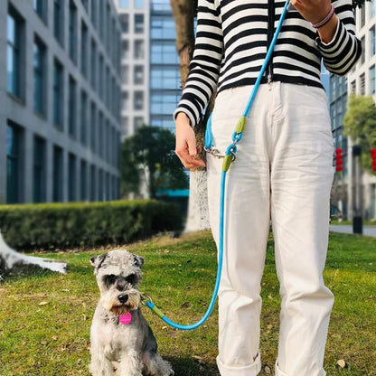Reflective Nylon Hands-Free Leash for Dogs - Perfect for Running and Walking with Your Furry Friend