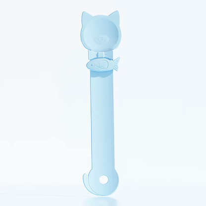 Premium Long-Handle Cat Feeder Spoon Set – 1pc/3pc - Easy Dispense for Wet Food, Meat & Supplements 🐱🍽️