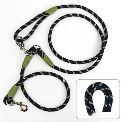 Reflective Nylon Hands-Free Leash for Dogs - Perfect for Running and Walking with Your Furry Friend