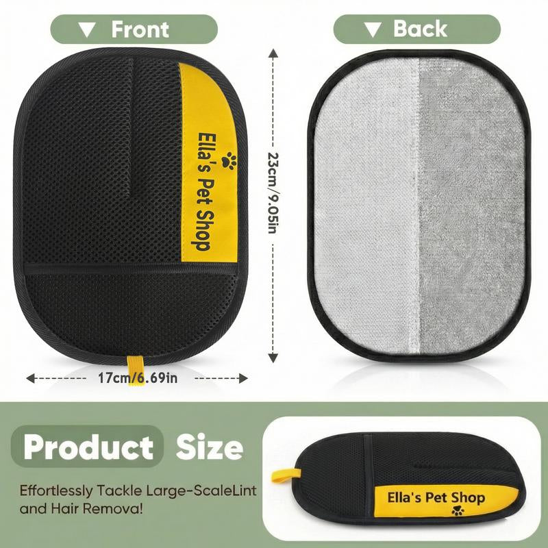 Revolutionary Double-Sided Pet Hair Remover Glove - Reusable & Washable Lint Tool for Effortless Cleaning of Furniture, Carpets, and Pet Beds! Perfect for Dog & Cat Owners!