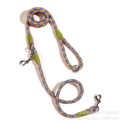 Reflective Nylon Hands-Free Leash for Dogs - Perfect for Running and Walking with Your Furry Friend