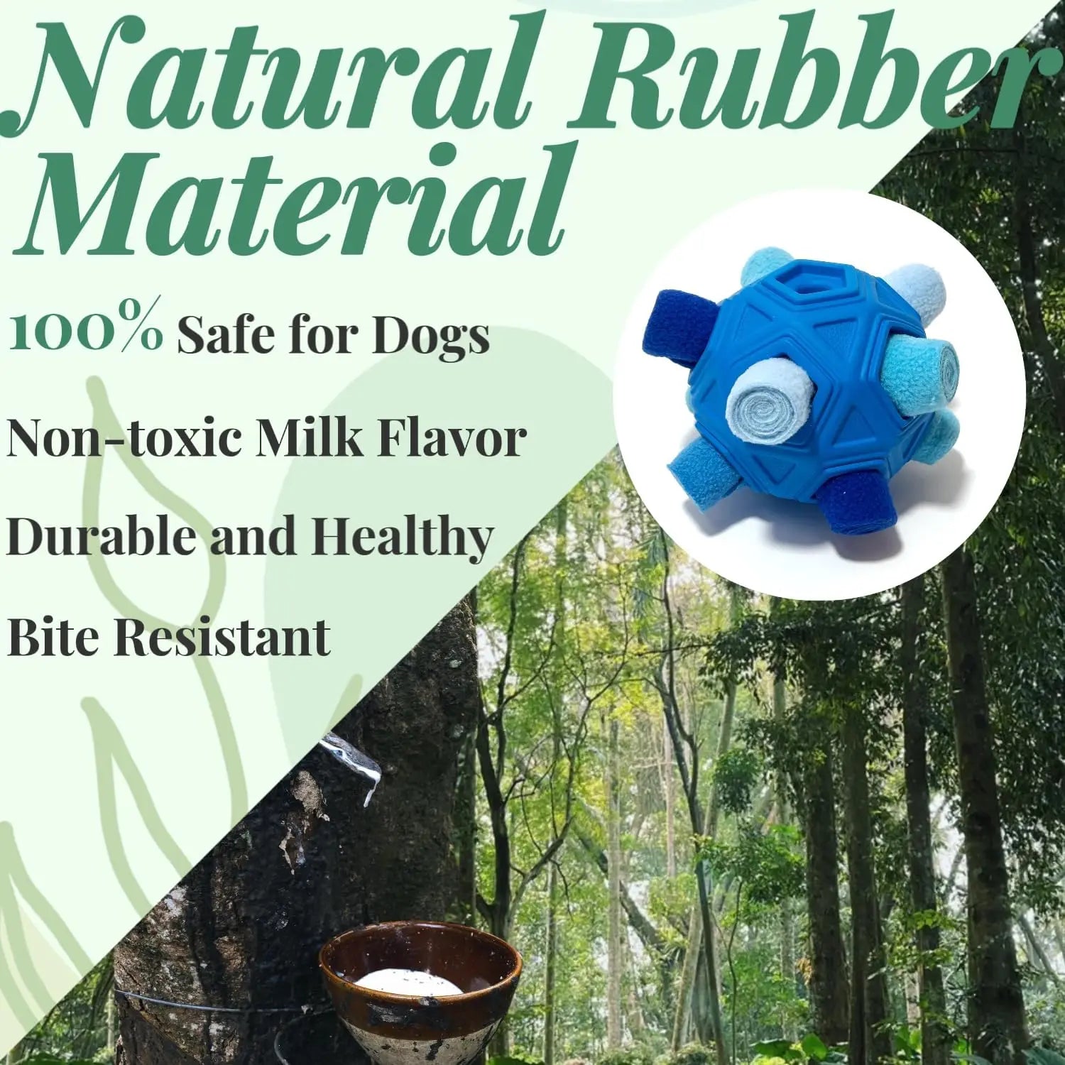 Durable Snuffle Ball for Dogs - Interactive Foraging Toy and Slow Feeder Treat Dispenser