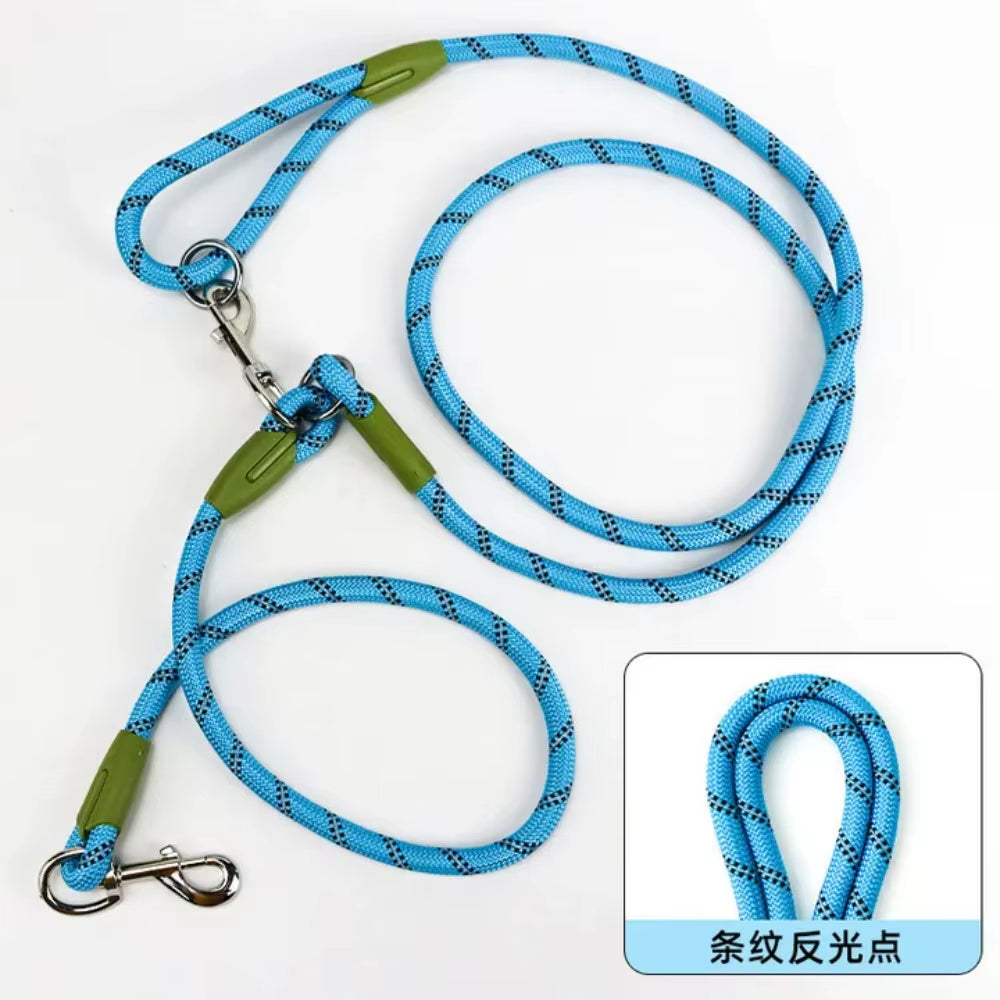 Reflective Nylon Hands-Free Leash for Dogs - Perfect for Running and Walking with Your Furry Friend