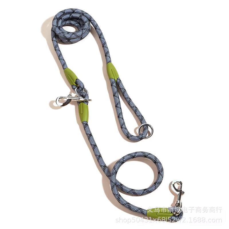 Reflective Nylon Hands-Free Leash for Dogs - Perfect for Running and Walking with Your Furry Friend